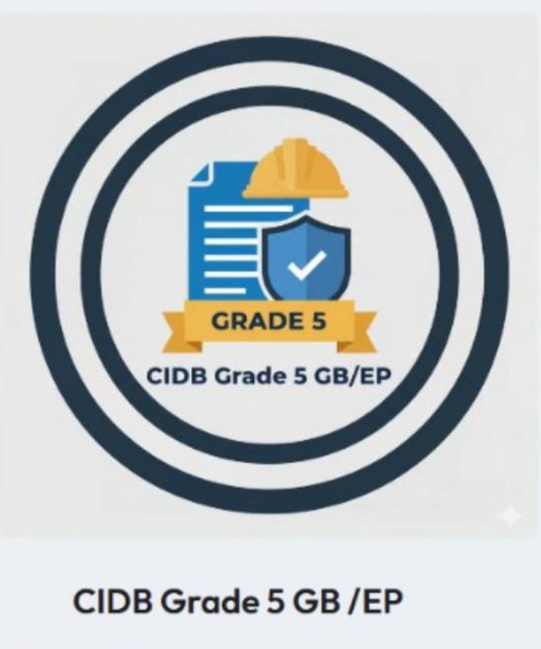 CIDB UPGRADE 5GB